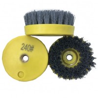 Silicon Carbide Grinding Circular Brush for Stone  Antique effective Diamond Brush for Marble  Round Polishing Brush for Floor